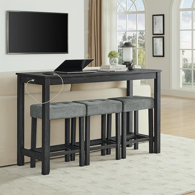 KEIKI 4-Piece Bar Table Set - Image 7