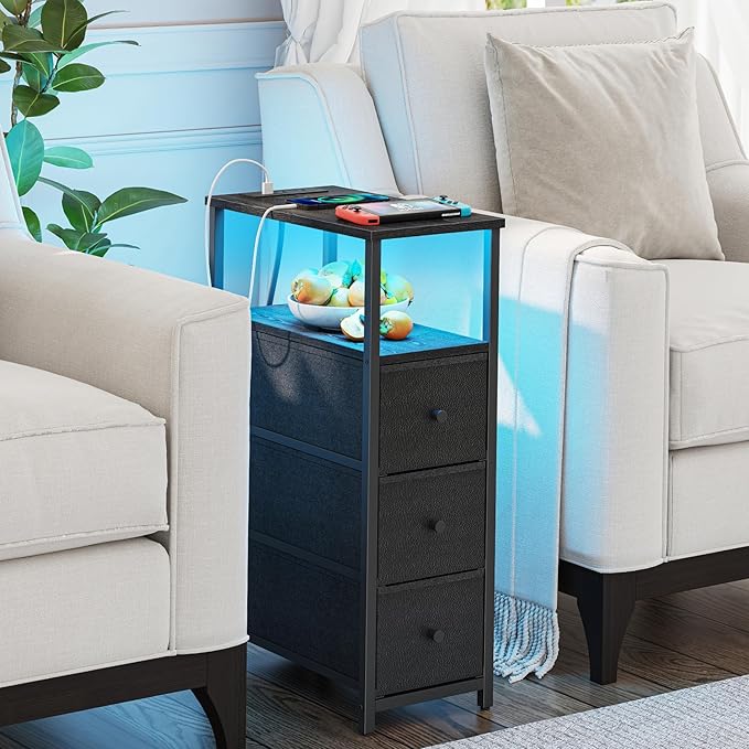 TUTOTAK Narrow LED Night Stand - Image 4