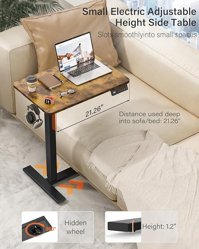 Mobile Standing Desk with Wheels - Image 3