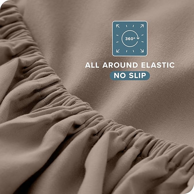 Bare Home Split Head Flex King Sheet Set - Image 7