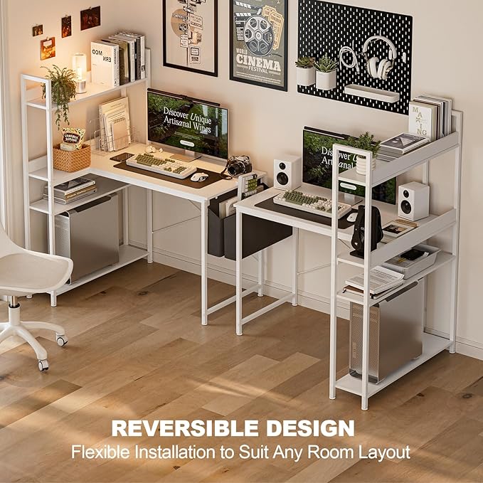40 Inch L Shaped Computer Desk - Image 4