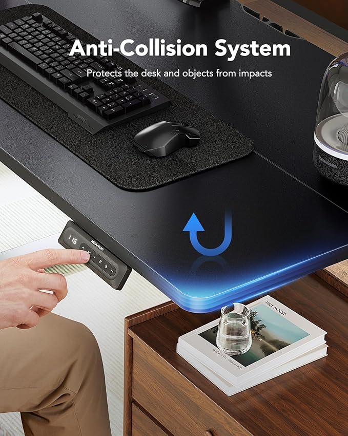 HUANUO 40" x 24" Electric Standing Desk Adjustable Height, 4 Memory Height - Image 9