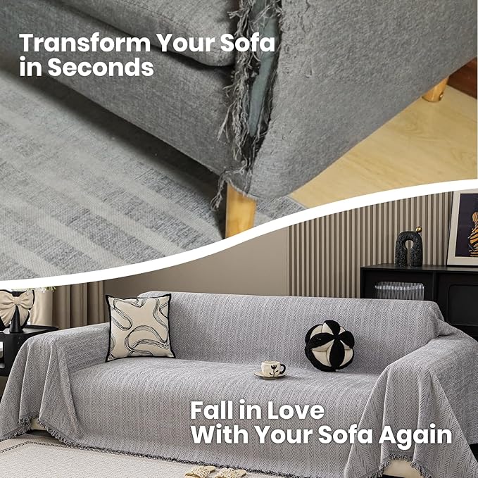 Nobildonna Sofa Chair Cover Waterproof Soft Thicken Chenille Cushion Couch Cover - Image 5