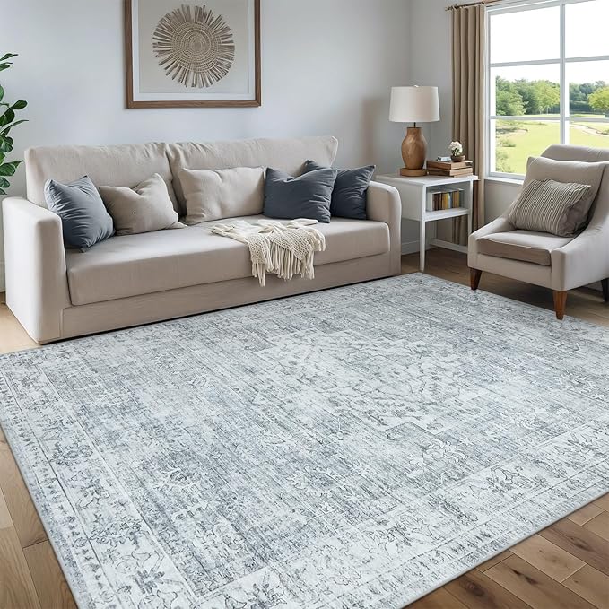 LIVEBOX Washable Area Rug 8x10 Rugs by LIVEBOX