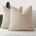 Foindtower Pack of 2, 20 x 20 Inch, Decorative Textured Boucle Throw Pillow by Foindtower