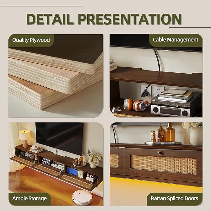 Fully-Assembled Floating TV Stand - Image 4