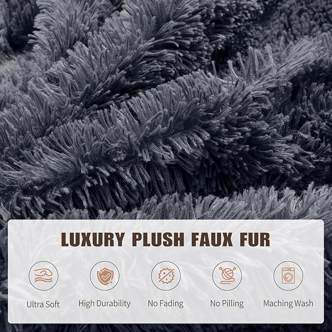 Bean Bag Cover, Faux Fur Comfy Bean Bag Chairs - Image 6