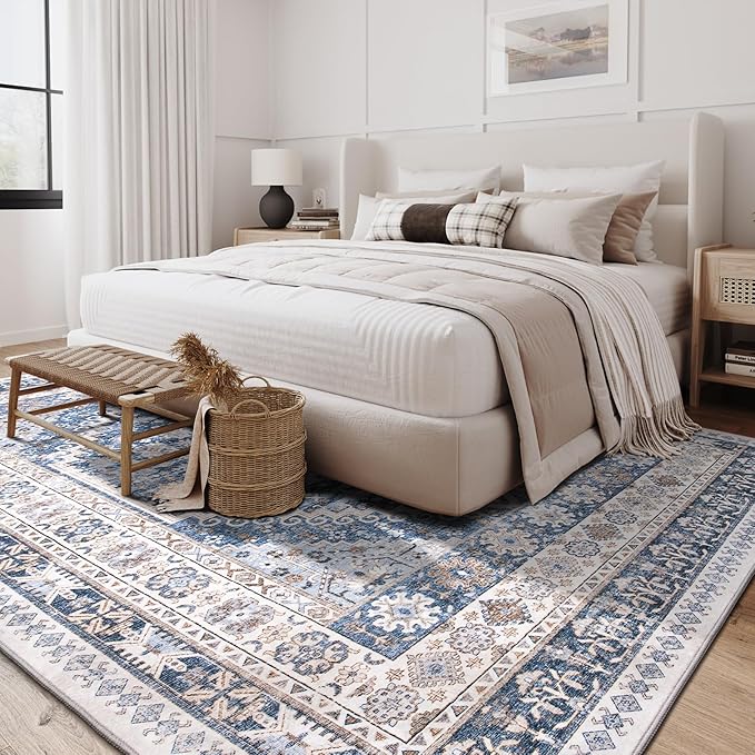 zesthome 7x9 Area Rug, Super Soft Washable Rugs - Image 8