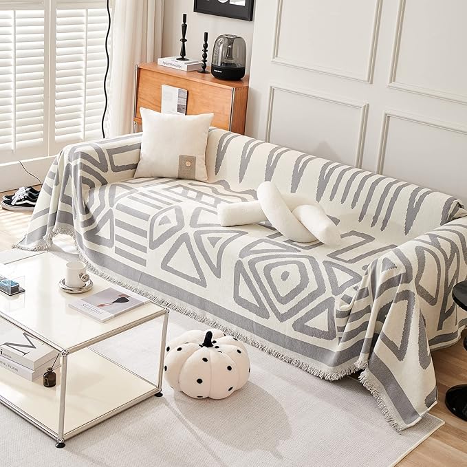 STACYPIK Boho Geometric Couch Cover - Image 9