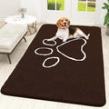 OLANLY Door Mat for Muddy Dog Paws 59x35, Ultra Absorbent Chenille Mud Doormat by OLANLY