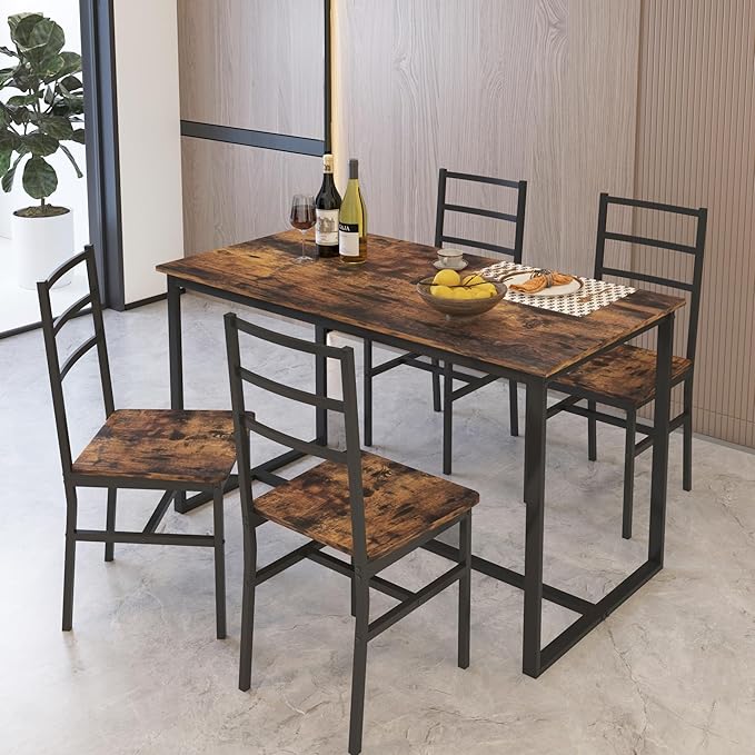 Ball & Cast 5 Pieces Dining Table Set - Image 2