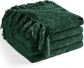 Chenille Throw Blanket for Couch 50"X 60", Soft Cozy Throws by LONGCREATE