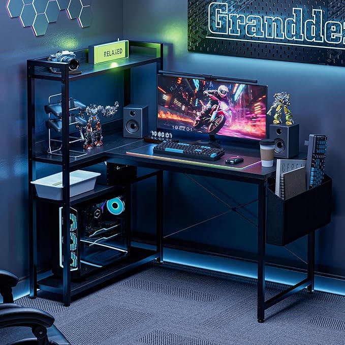 47 Inch L Shaped Computer Desk - Image 2