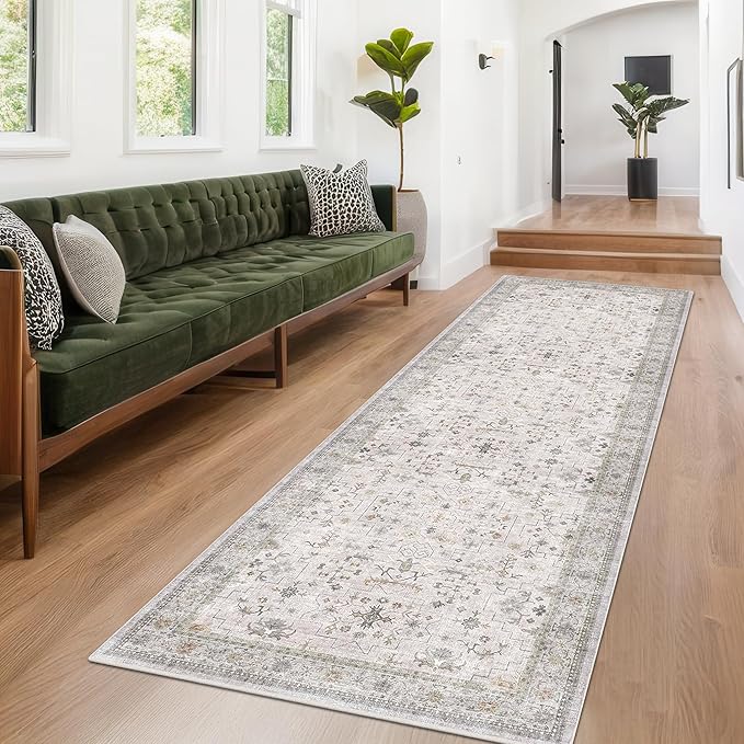 Light Gray Kitchen Rug 12 ft Long - Image 6
