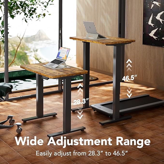 HUANUO Electric Standing Desk, 40 x 24 Inch Height Adjustable Computer Desk - Image 3