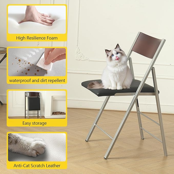 Folding Chairs with Cushion 2 Pack - Image 5