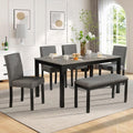 KEIKI 6-Piece Standard Height Dining Table Set by Unknown