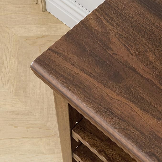 Wooden Storage Shoe Bench, Entryway Bench - Image 7