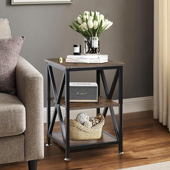 End Tables Living Room Set of 2, Indoor End Tables Living Room - Image 8