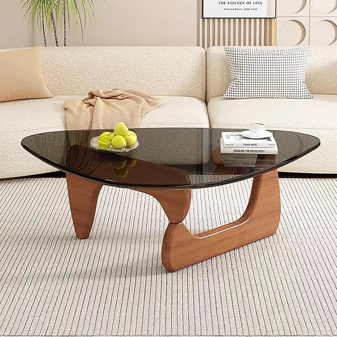 Modern Glass Coffee Table for Living Room, Mid Century Coffee Table, Stylish - Image 7