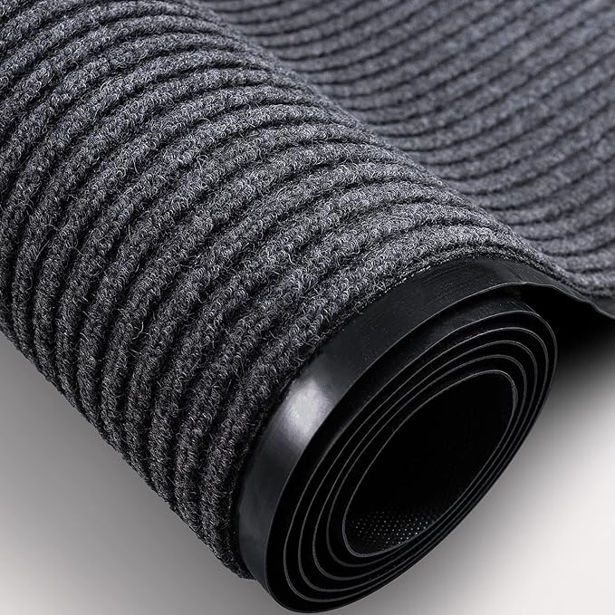 TANYOYO 4' X 6' Commercial Grade Door Floor Mat Brush Step Entrance Mat Vinyl - Image 8