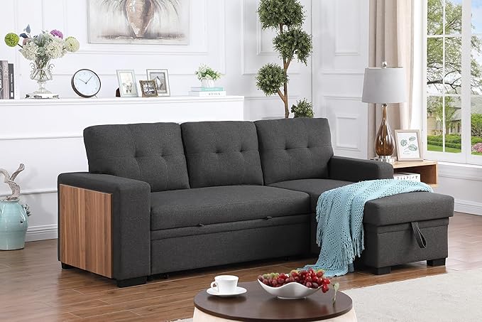 Devion Furniture Philly 4-in-1 Convertible L Shaped Couch - Image 4