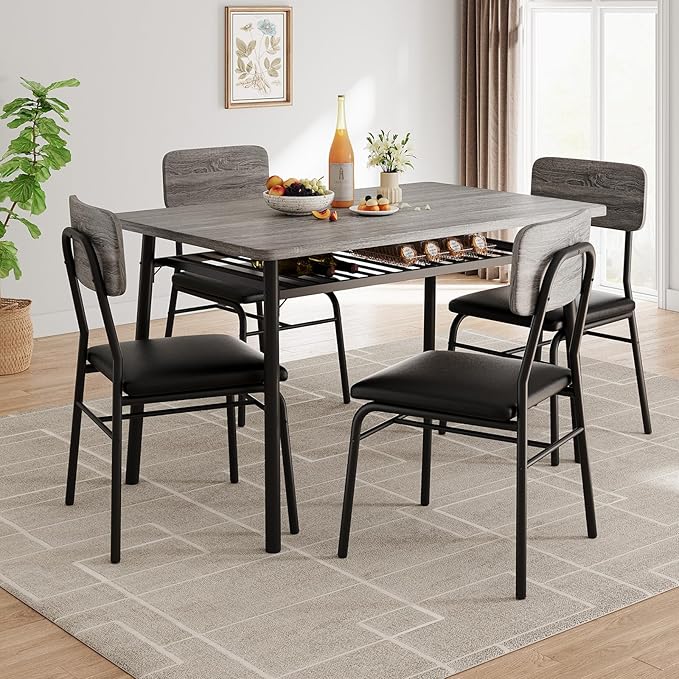 GarveeHome Dining Table Set for 4 by GarveeHome