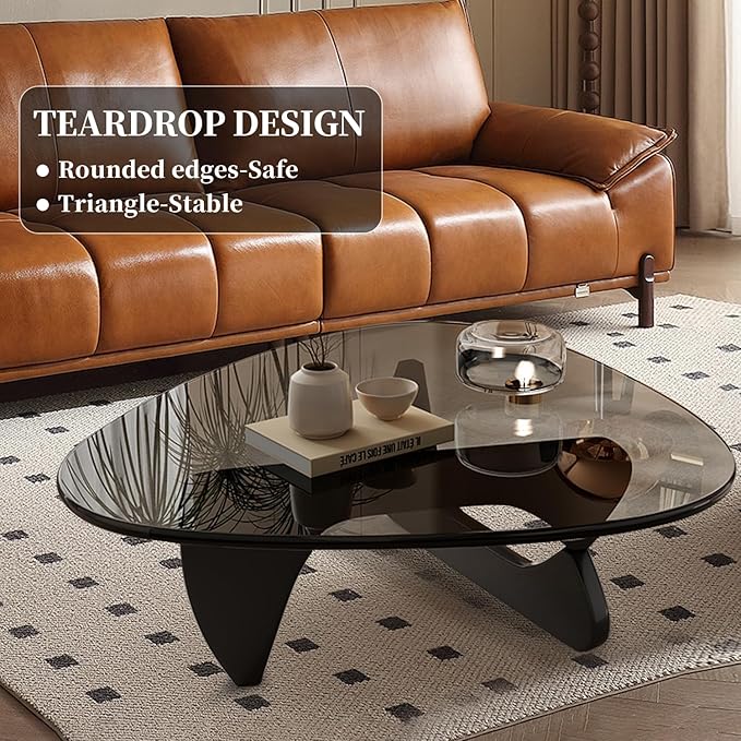 Mid Century Modern Glass Coffee Table - Image 6