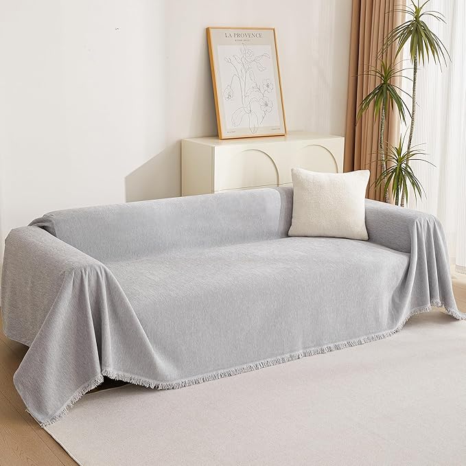 MYSKY HOME Sofa Cover for Dogs, Washable Boho Couch Cover Blanket, Thick - Image 8