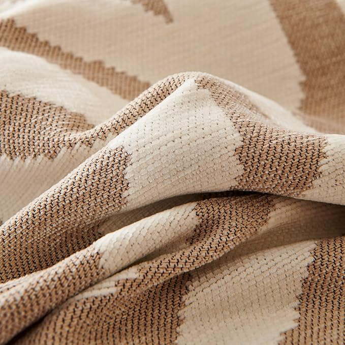 STACYPIK Boho Couch Cover Khaki Triangle Sofa Cover - Image 6