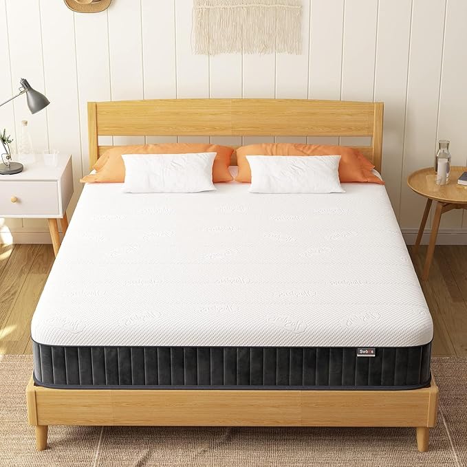Firm Double Mattress, 12 Inch Memory Foam Full Size Mattress, Full Bed Mattress - Image 4