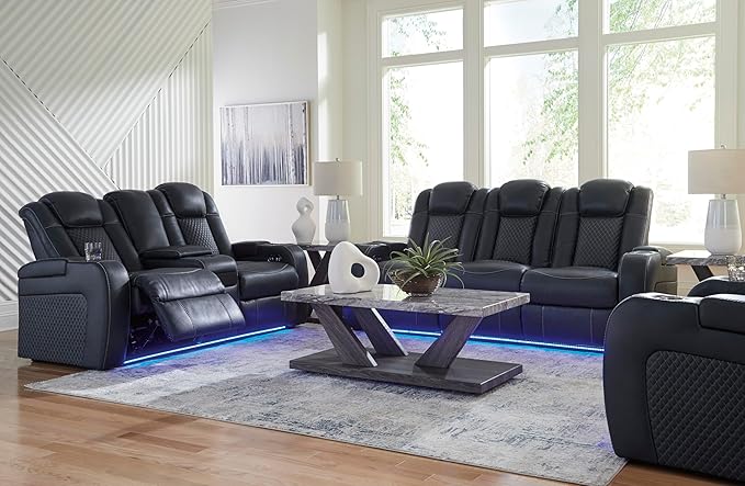 Signature Design by Ashley Fyne-Dyme Contemporary Power Reclining Loveseat - Image 19