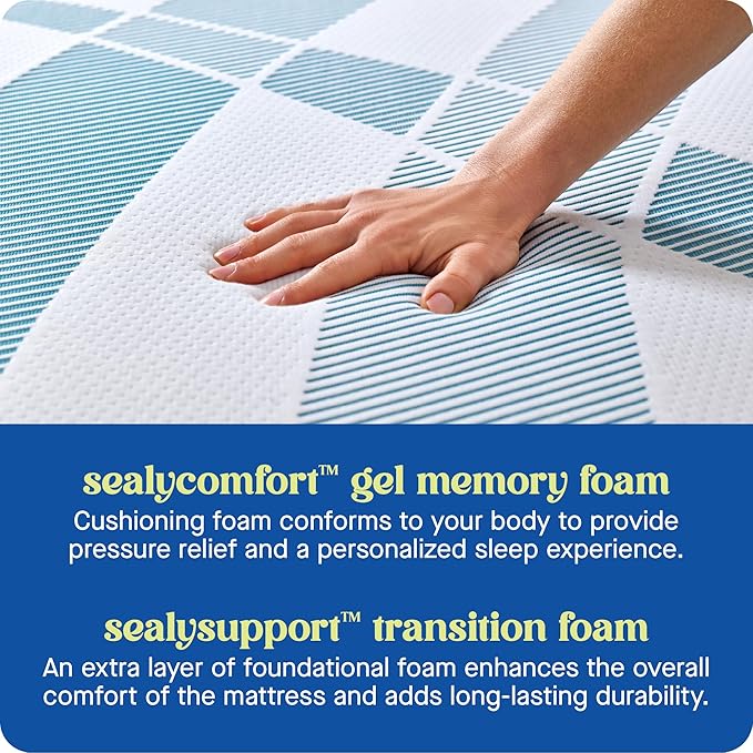 Sealy Dreamlife 12" Foam Mattress-in-a-Box, SealyComfort Gel Memory Foam - Image 4