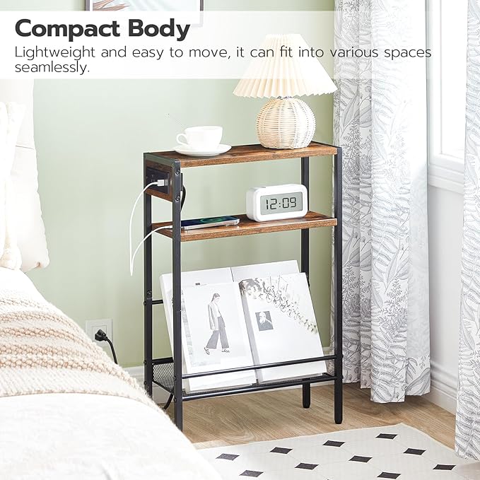 HOOBRO Small Narrow Side Table - Image 4