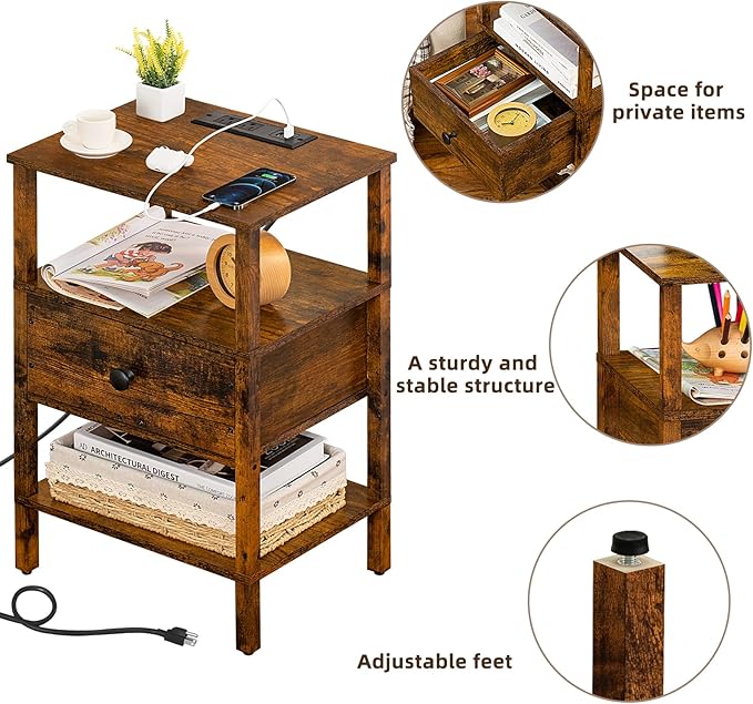 Lerliuo Nightstand Set of 2 - Image 8