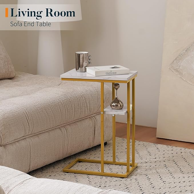 Yoobure C Shaped End Table Set of 2, Side Table - Image 4