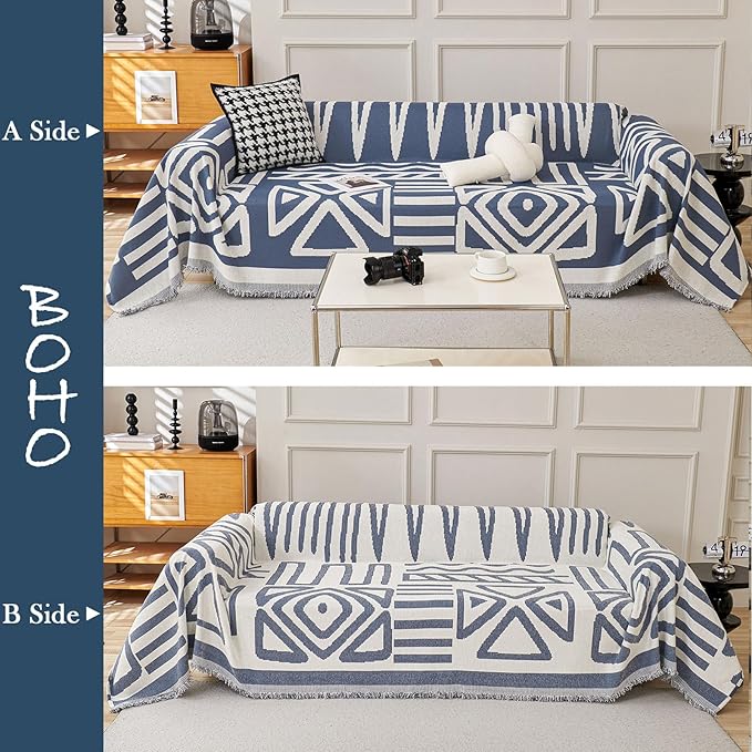 HANDONTIME Boho Chenille Sofa Cover - Image 2