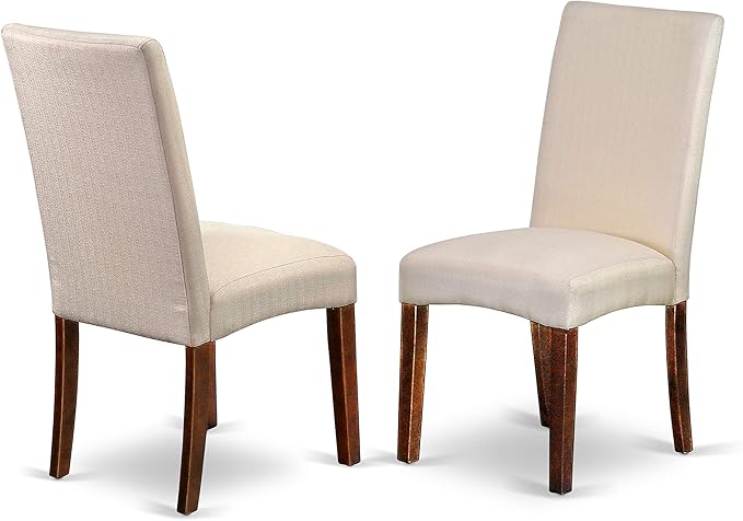 East West Furniture ANDR5-MAH-01 5 Piece Kitchen Table & Chairs Set Includes a - Image 5
