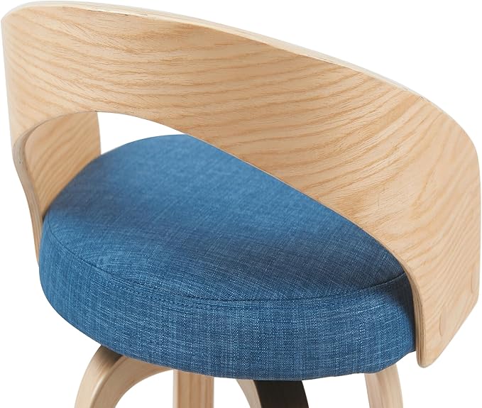 Sonia Modern Swivel Bar Height Stool - Image 6