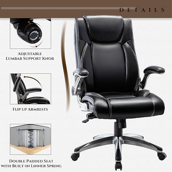 COLAMY Ergonomic Home Office Chair-Adjustable Lumbar Support - Image 7