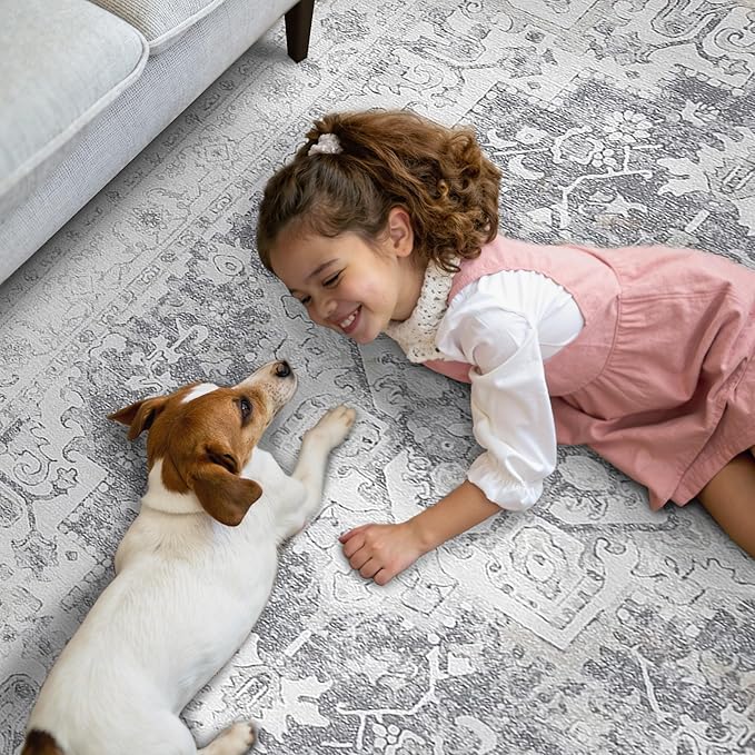 GENIMO Area Rugs 6x9 Machine Washable Rug - Image 4