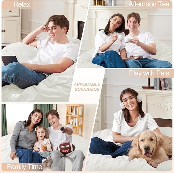 Homguava 6 FT Bean Bag Chair: 6' Bean Bags - Image 5