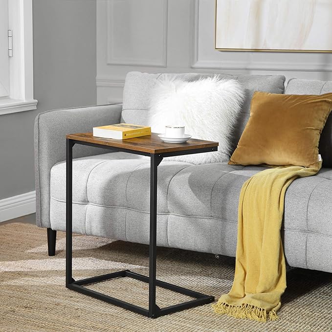 VASAGLE Set of 2 C Shape End Tables, Small Coffee Tables - Image 4