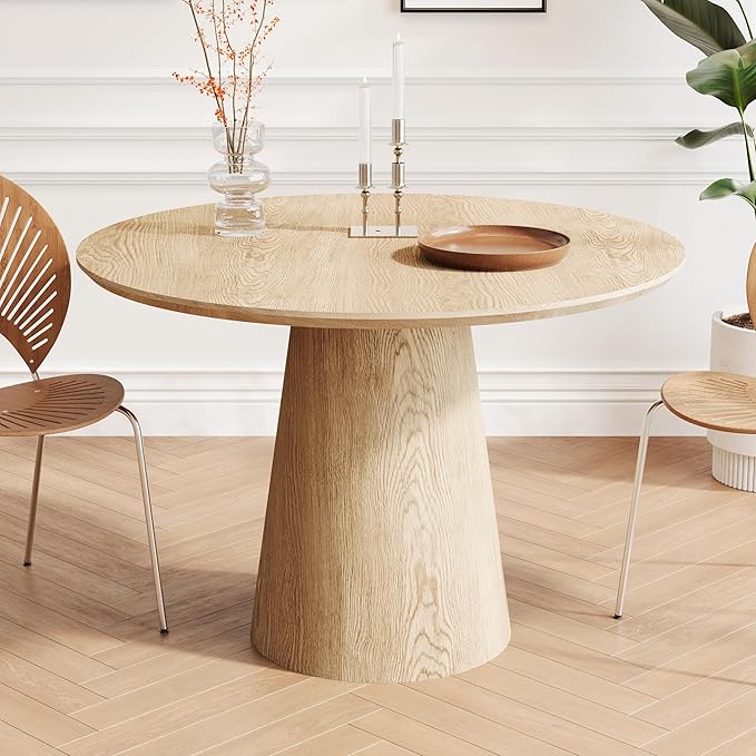 Round Dining Table for 4, Circle Dining Tables for Kitchen Living Room - Image 2