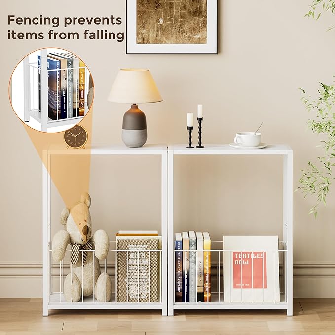 Narrow Side Tables Set of 2 - Image 4