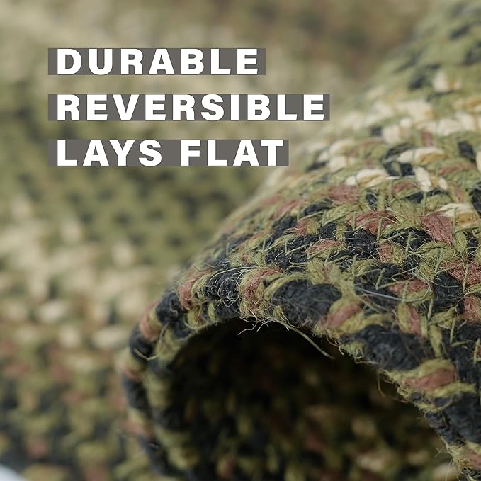 Pinecone Oval Woven Rug 27x45 - Image 4