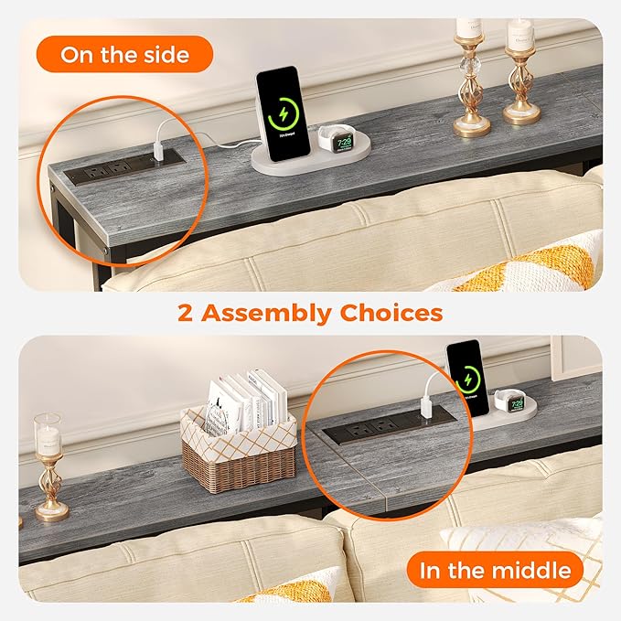 SUPERJARE 78.7 Inch Console Table - Image 5