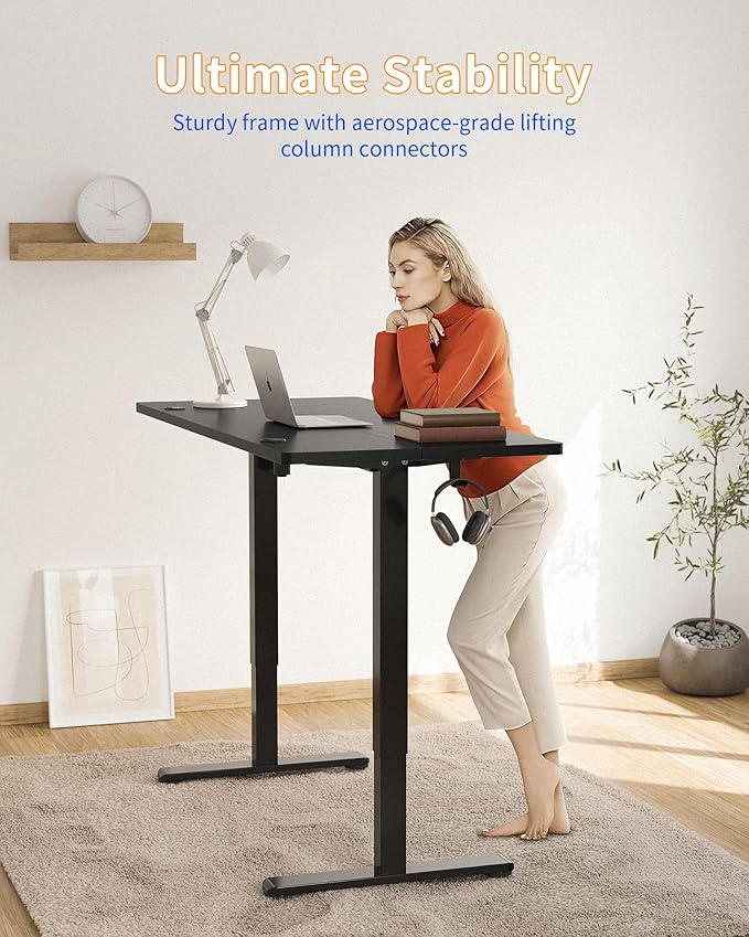 YIHAYO Electric Standing Desk, 40 x 24 Inches Stand Up Desk - Image 3