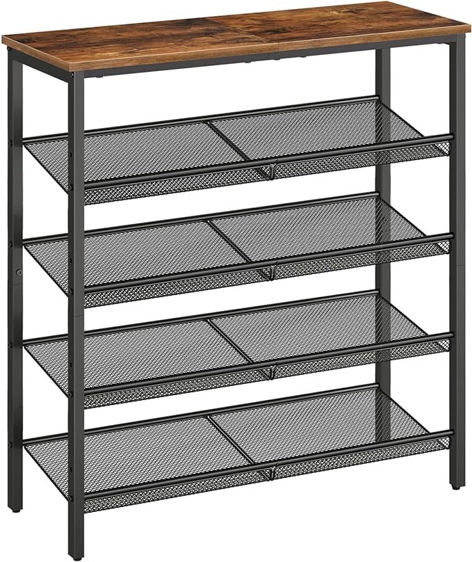 HOOBRO Shoe Rack for Entryway, 5-Tier Shoe Organizer by HOOBRO