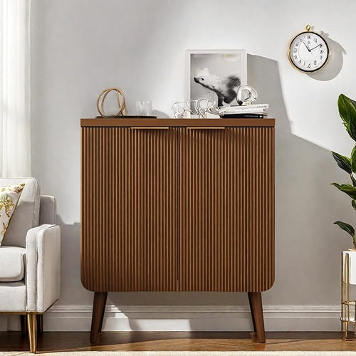 23.6" Sideboard Cabinet with 2 Doors, Modern Buffet Cabinet with Adjustable by ChicFurnit
